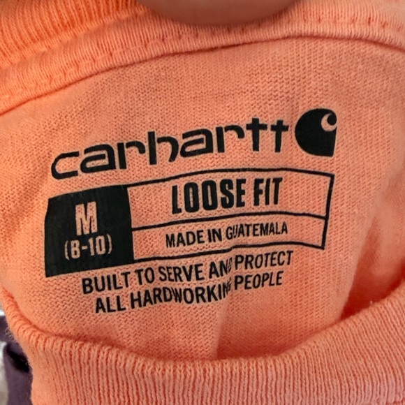 Carhartt T-Shirts in Maroon and Peach - Picture 6 of 7